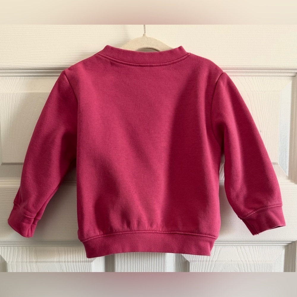 Kids Pink Sweatshirt with “Ava” detail - Picture 2 of 4